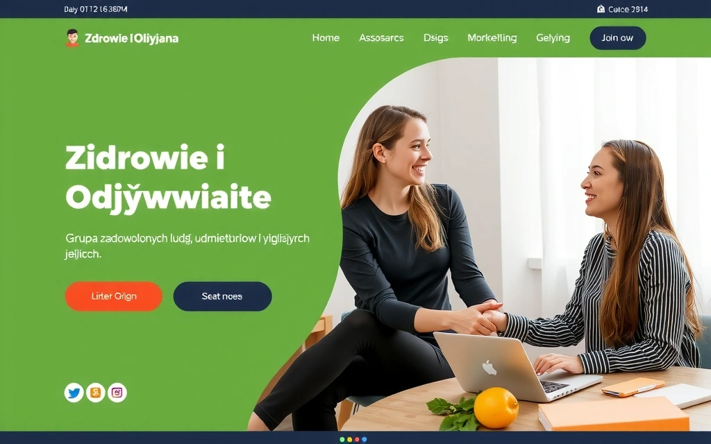 Grupa zadowolonych ludzi, uśmiechniętych i zdrowo wyglądających